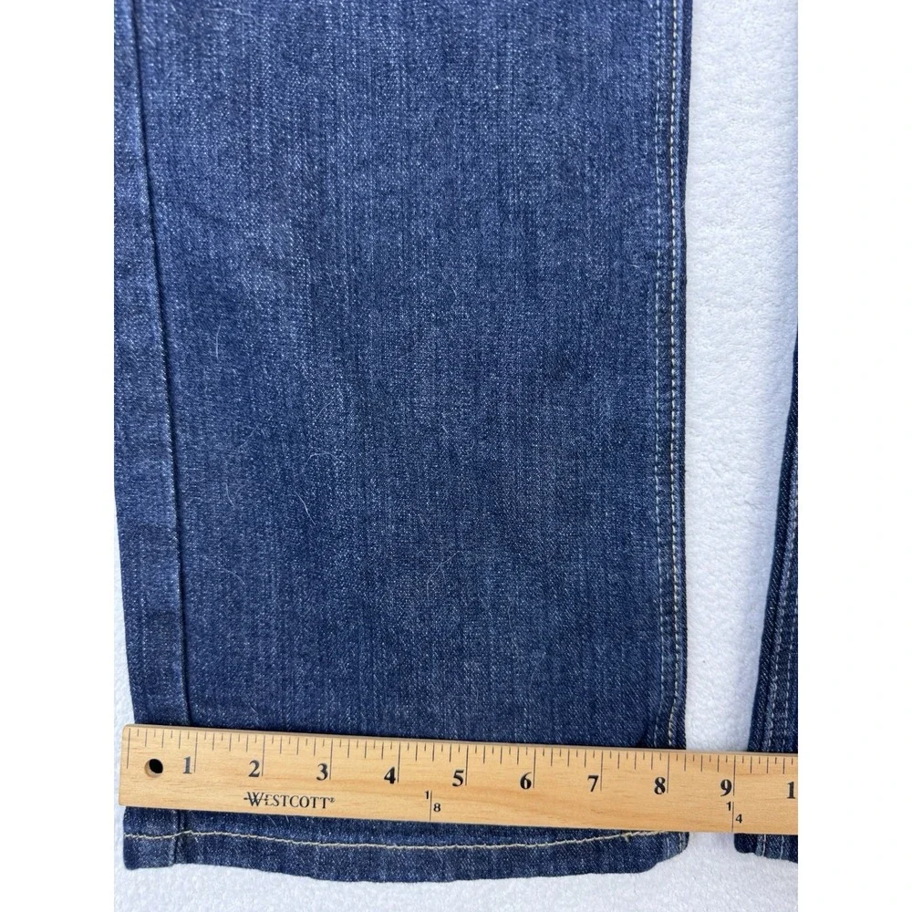 Ariat M7 Slim Straight Jeans Mens 31x32 Blue Medium Wash Distressed Denim Pants